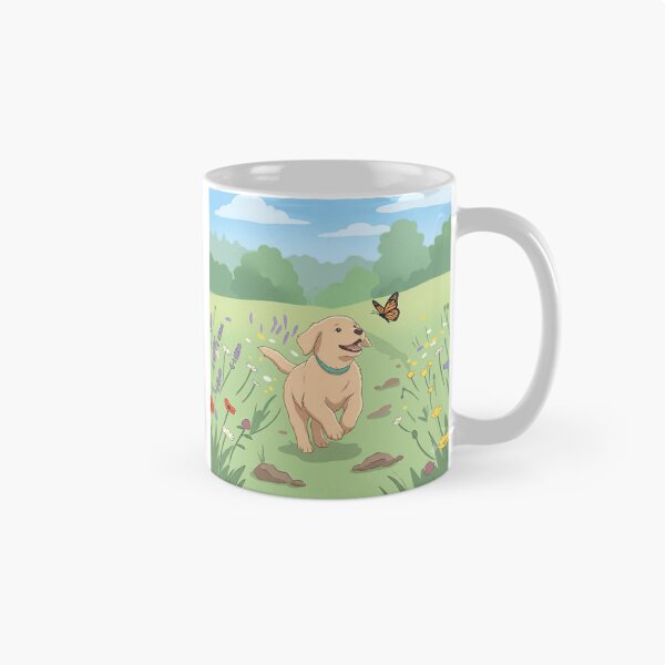 Item preview, Springtime Playtime: Puppy and Butterfly designed and sold by GADS_STUDIO.