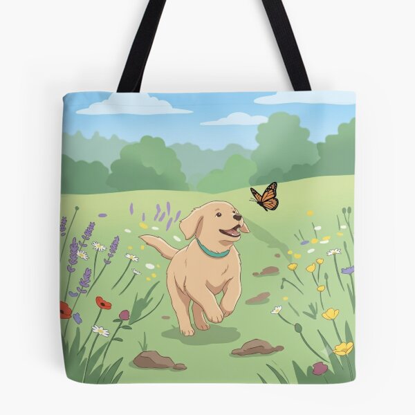 Item preview, Springtime Playtime: Puppy and Butterfly designed and sold by GADS_STUDIO.
