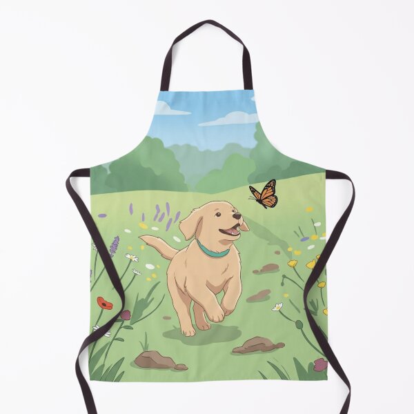Item preview, Springtime Playtime: Puppy and Butterfly designed and sold by GADS_STUDIO.