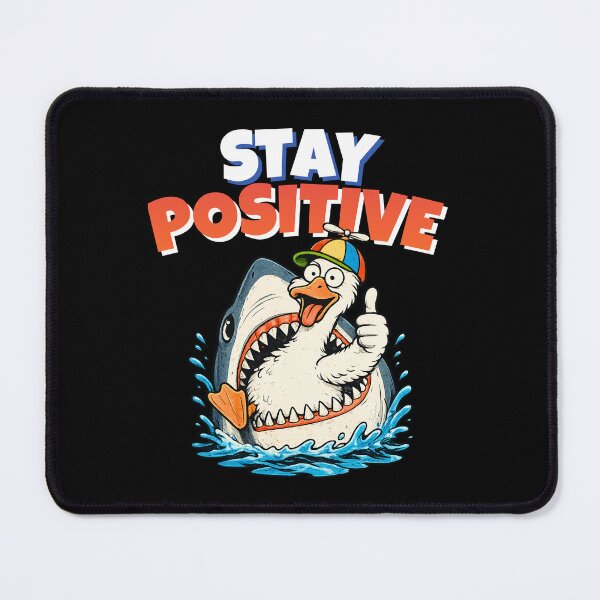 Item preview, Stay Positive Silly Goose Shark Humor designed and sold by happiecatstore.