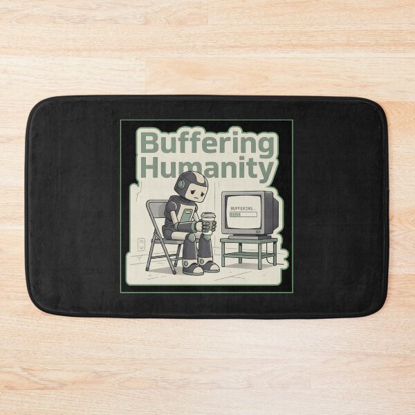 Item preview, Buffering Humanity designed and sold by QuietNovaShop.