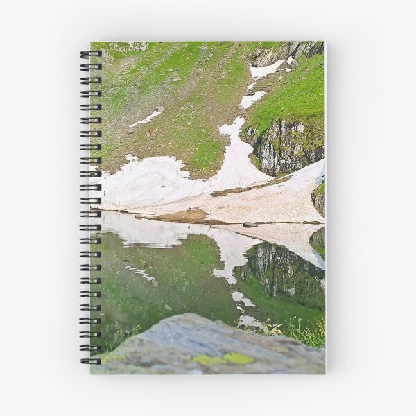 Item preview, Balea Lake Romania – Stunning Alpine Lake Mountain Landscape Scenic Art Print designed and sold by MSMPrintDesign.