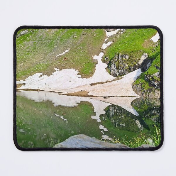 Item preview, Balea Lake Romania – Stunning Alpine Lake Mountain Landscape Scenic Art Print designed and sold by MSMPrintDesign.