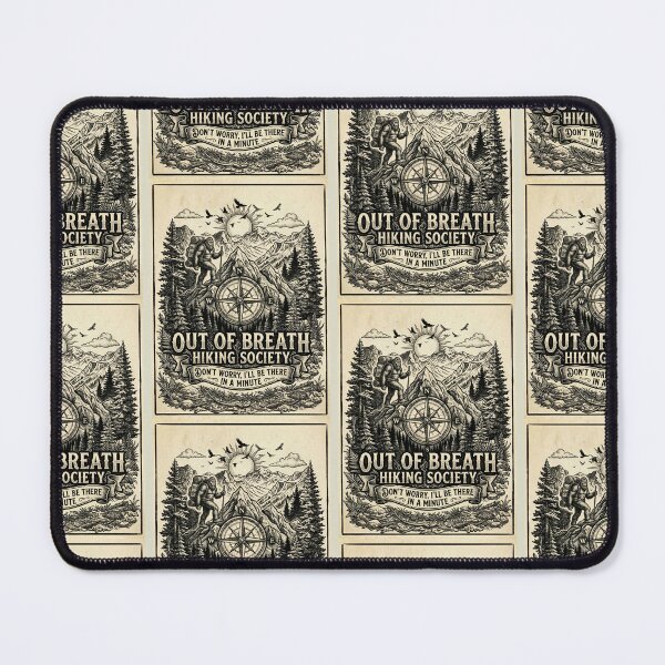 Item preview, Out of Breath Hiking Society Bigfoot designed and sold by Roy & Tiffany.