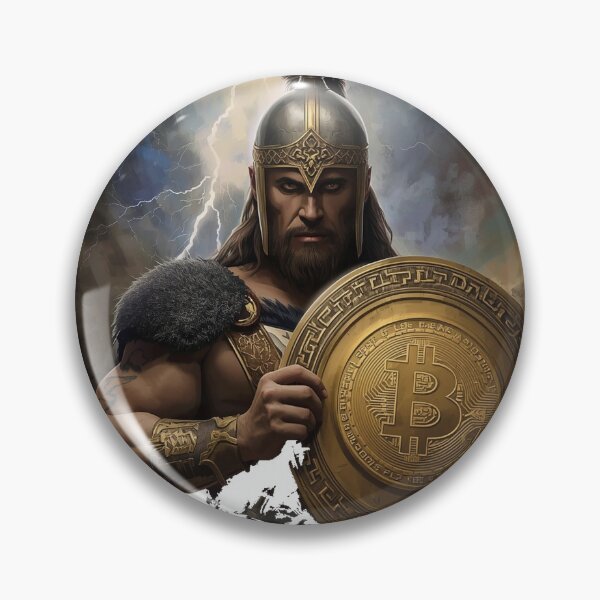 Item preview, Bitcoin Warrior T-Shirt | Crypto Gift | Bitcoin Shirt | Cryptocurrency Tee | Gift for Him designed and sold by SunnyDesign82.