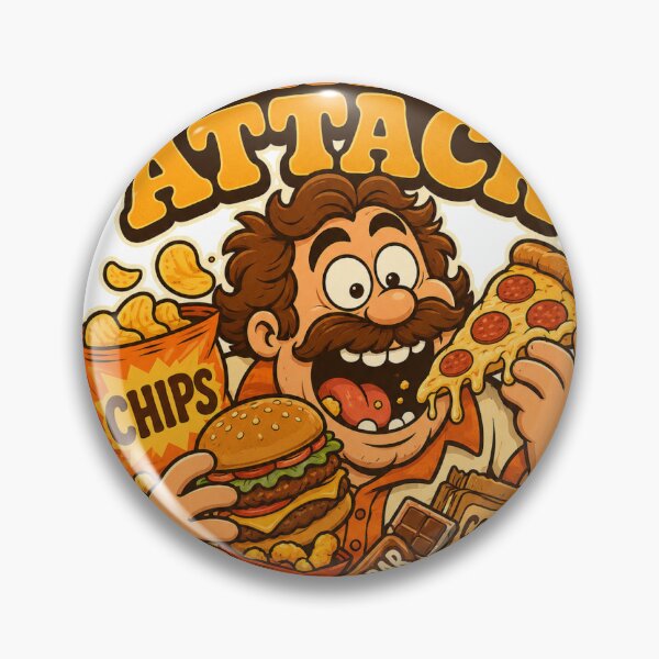 Item preview, Snack Attack Funny Foodie Junk Food Lover Shirt designed and sold by BrosForEver.