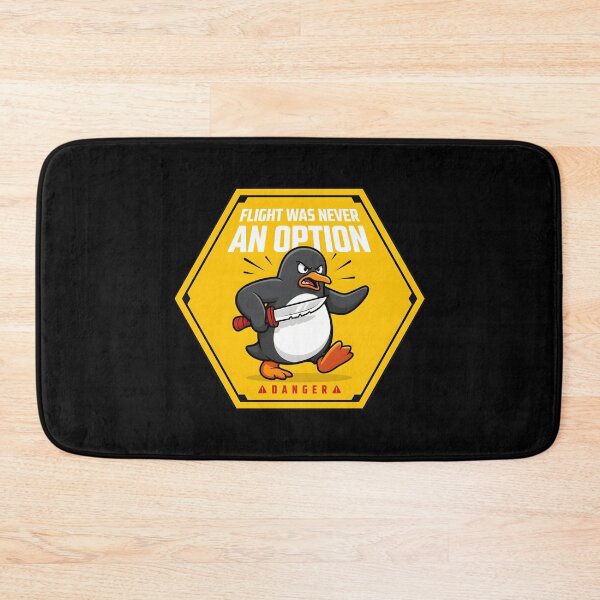 Item preview, Flight Was Never an Option Funny Penguin Meme for Dark Humor Fans designed and sold by Redgiant87x.