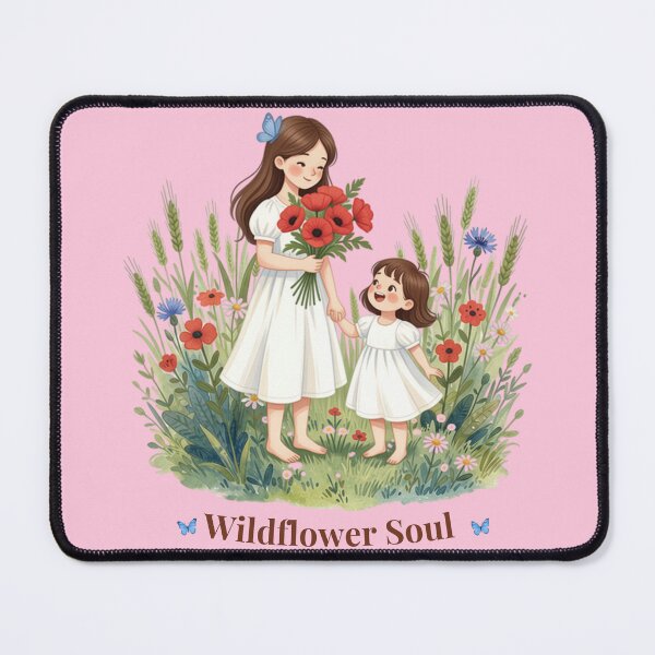 Item preview, Wildflower Soul – Sisters in a Summer Meadow designed and sold by BCapybara.