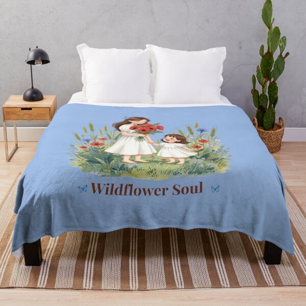 Item preview, Wildflower Soul – Sisters in a Summer Meadow designed and sold by BCapybara.