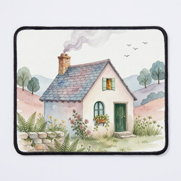 Item preview, Peaceful cottage designed and sold by digital.stickerperso.com.