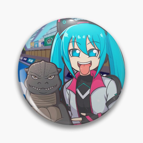 Item preview, Miku and Godzilla - Sonic Racing Crossworlds designed and sold by FuGuiiBo.