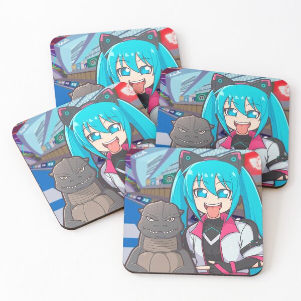 Item preview, Miku and Godzilla - Sonic Racing Crossworlds designed and sold by FuGuiiBo.