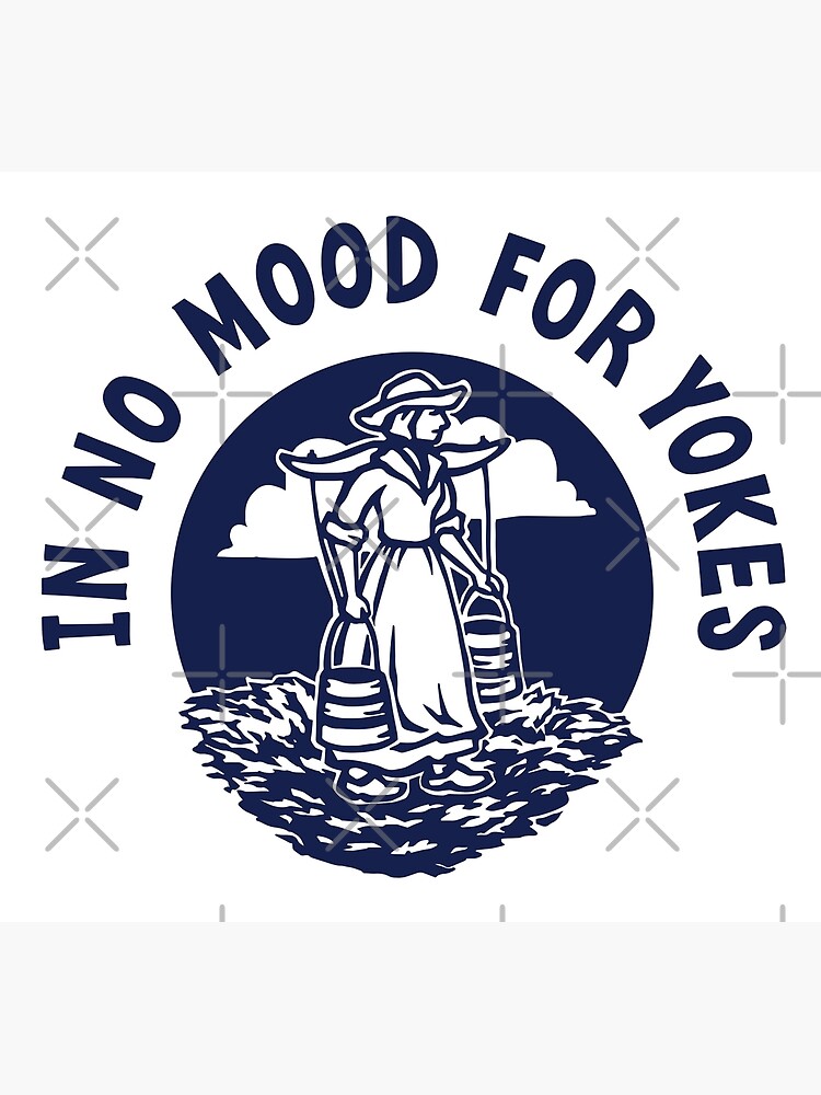 "Dutch Delft Dairymaid with Yoke in no mood for yokes (jokes