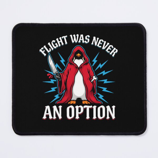 Item preview, Flight Was Never an Option Funny Penguin Knife Humor for Penguin Lovers designed and sold by Redgiant87x.