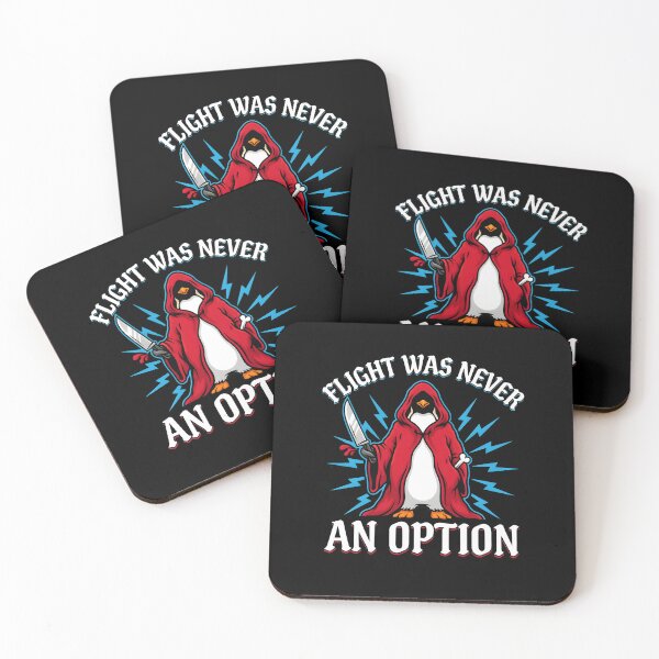 Item preview, Flight Was Never an Option Funny Penguin Knife Humor for Penguin Lovers designed and sold by Redgiant87x.