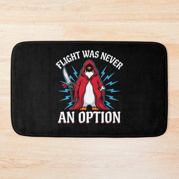 Item preview, Flight Was Never an Option Funny Penguin Knife Humor for Penguin Lovers designed and sold by Redgiant87x.