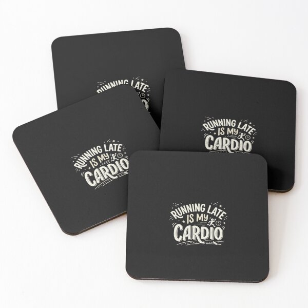 Item preview, Running Late Is My Cardio Humor designed and sold by GiggleInkTees.