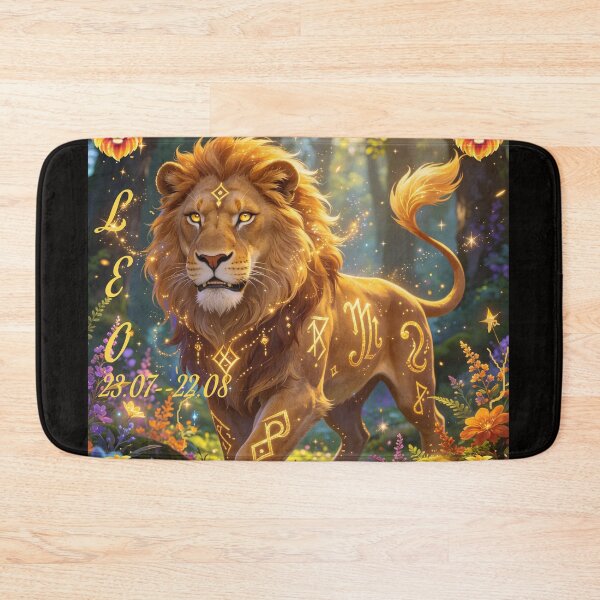 Item preview, Mystical Leo Zodiac Lion Design designed and sold by wojtas90.