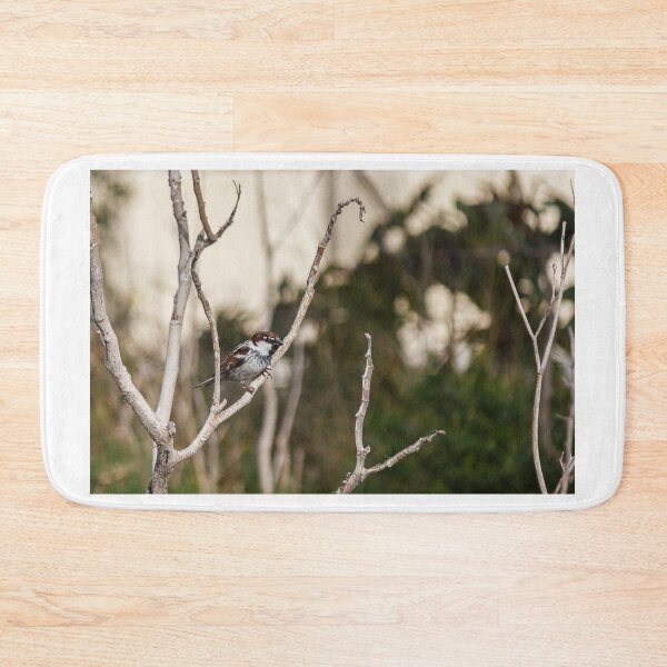 Item preview, Tree Sparrow Perched on Dry Branches With Blurred Green Background, Bird Wildlife Close-Up designed and sold by Nmallia.