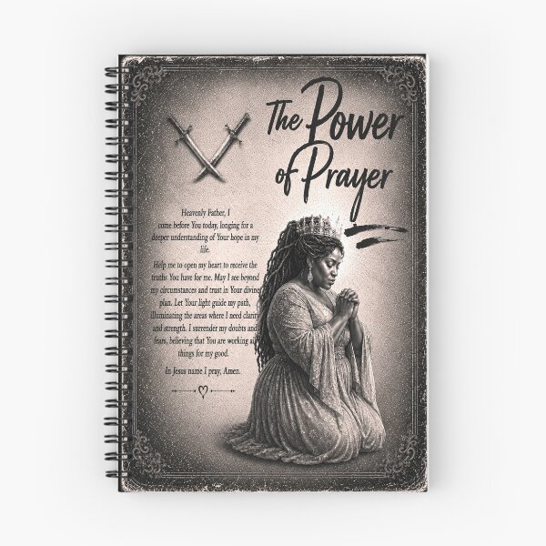 Item preview, THE POWER OF PRAYER™ SPIRAL NOTEBOOK designed and sold by Creative Expressions Art.
