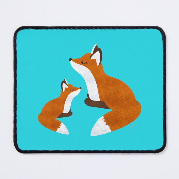 Item preview, Mom and baby fox designed and sold by Ana Gorozpe.