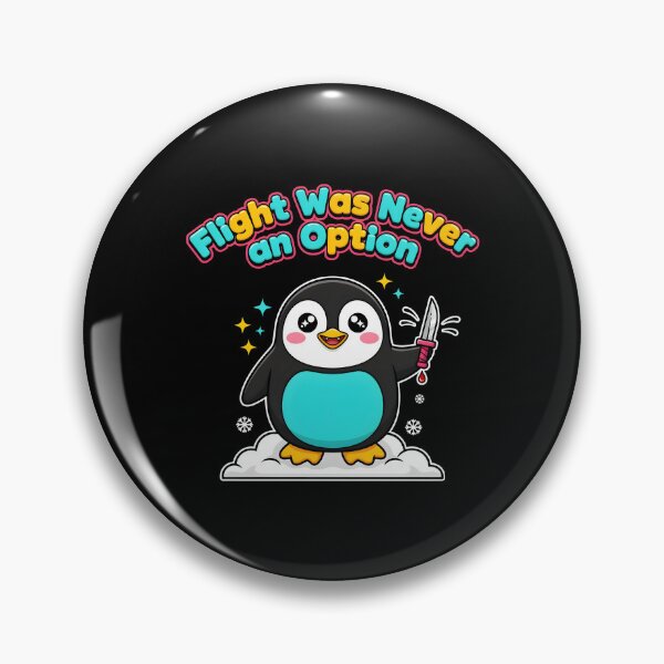 Item preview, Flight Was Never an Option Funny Penguin Dark Humor Animal Meme designed and sold by Redgiant87x.