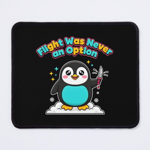 Item preview, Flight Was Never an Option Funny Penguin Dark Humor Animal Meme designed and sold by Redgiant87x.