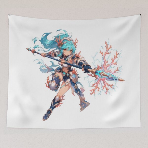 Item preview, Coral Lightning Diver designed and sold by jgvisualarts.