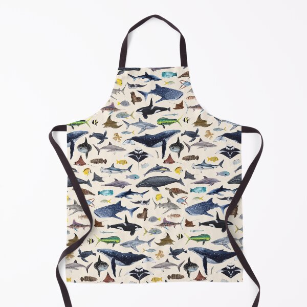 Item preview, MARINE LIFE OF LOS CABOS text (beige) designed and sold by BEATRIZ ABAITUA.