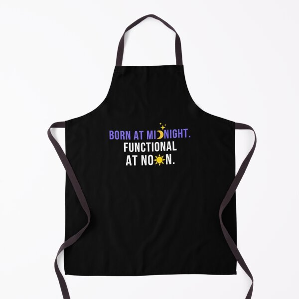 Item preview, Born At Midnight Functional At Noon Funny Night Owl T-Shirt Late Night Humor Gift designed and sold by TongTang.