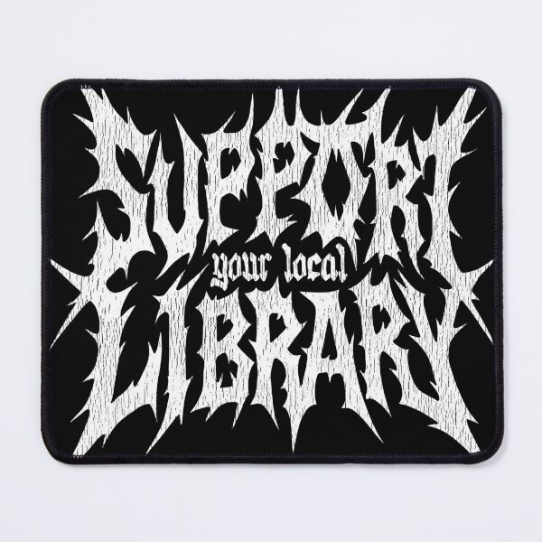 Item preview, Supporting your local library is metal designed and sold by ninthstreet.