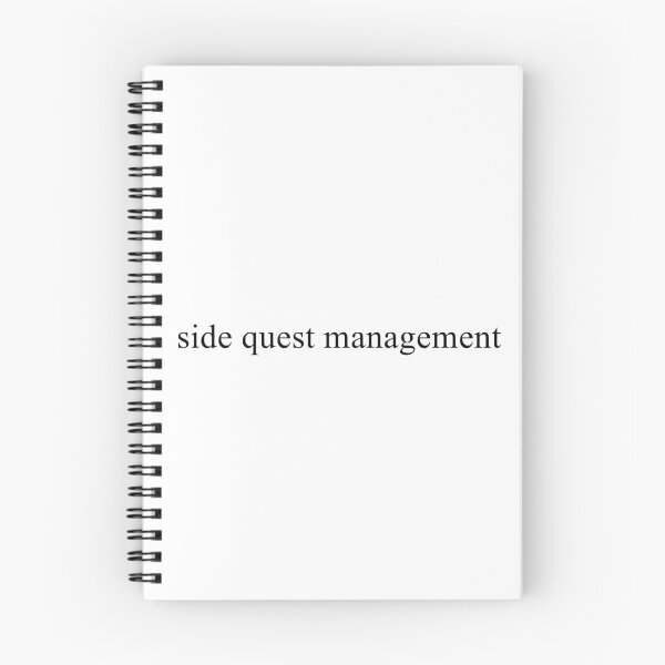 Item preview, Side Quest Management designed and sold by TrendHooper.
