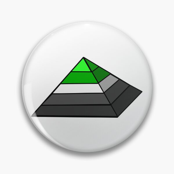 Item preview, Pyramid Pride Flag Aromantic designed and sold by HarveyHandcraftsandDesigns.