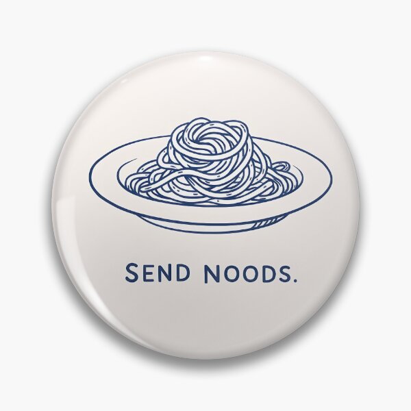 Item preview, Send Noods Funny Pasta Bowl Noodle Food Pun Art designed and sold by BeataPrint.