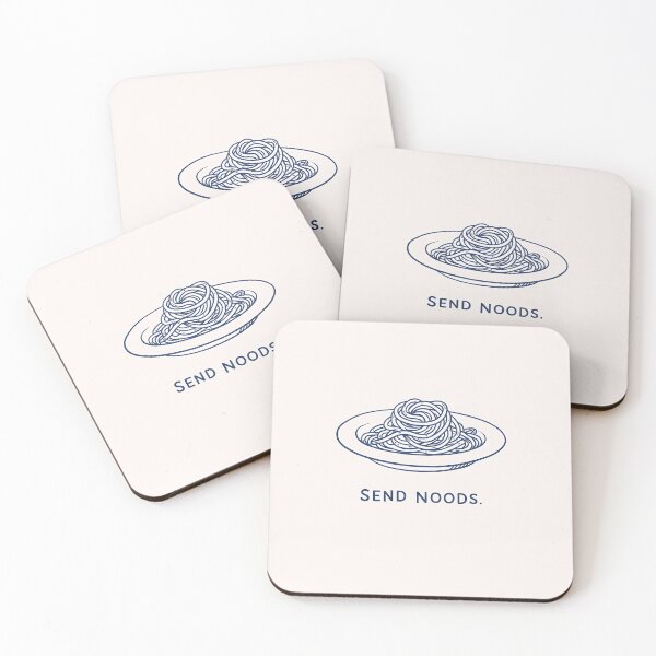 Item preview, Send Noods Funny Pasta Bowl Noodle Food Pun Art designed and sold by BeataPrint.