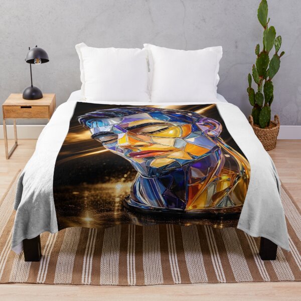 Item preview, Abstract Male Face Art Print designed and sold by JcAbstractArt.