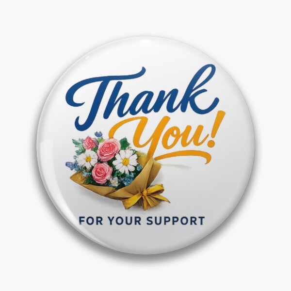 Item preview,  Flower Bouquet Thank You Typography designed and sold by Log77.