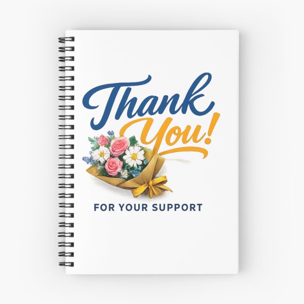 Item preview,  Flower Bouquet Thank You Typography designed and sold by Log77.