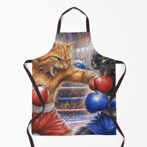 Item preview, Cat boxing designed and sold by zzsuzsa.