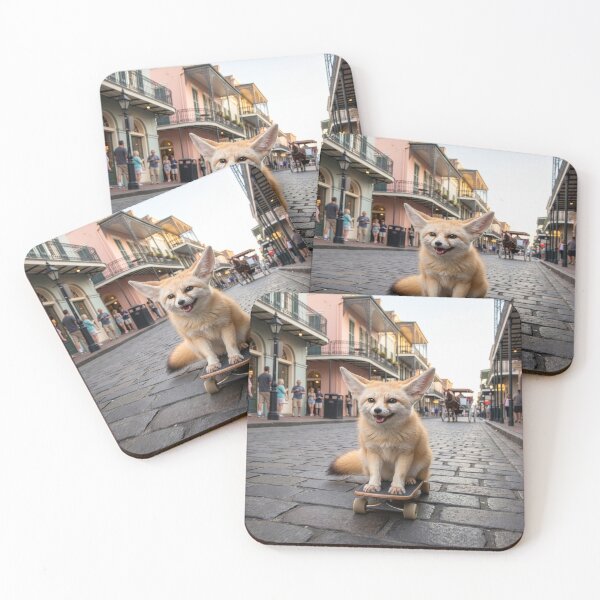Item preview, Fennec Fox Loves the French Quarter  designed and sold by Tridentulus.
