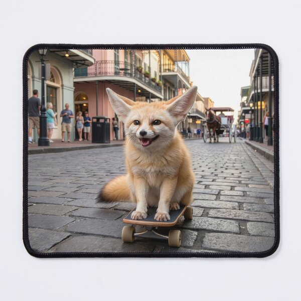Item preview, Fennec Fox Loves the French Quarter  designed and sold by Tridentulus.