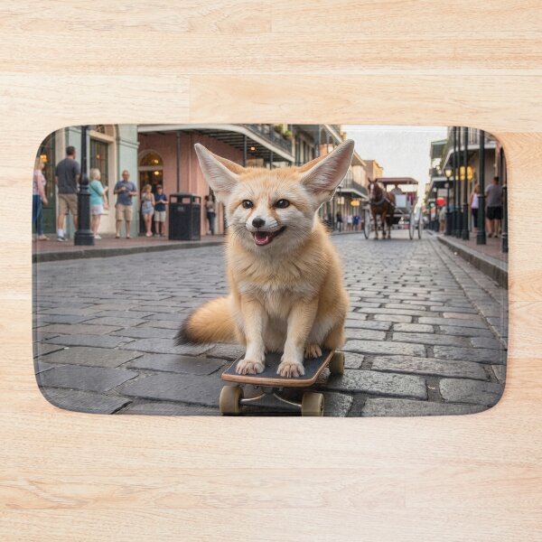 Item preview, Fennec Fox Loves the French Quarter  designed and sold by Tridentulus.