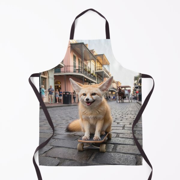 Item preview, Fennec Fox Loves the French Quarter designed and sold by Tridentulus.
