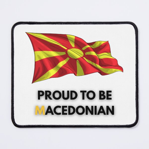 Item preview, I'm Proud to Be Macedonian | Macedonia Pride Flag T-Shirt designed and sold by amarprints.