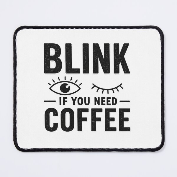 Item preview, Blink If You Need Coffee Retro Eye Design – Funny Caffeine Lover Aesthetic designed and sold by MartBook.