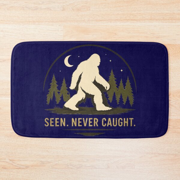 Item preview, Seen. Never Caught. – Minimal Bigfoot Logo designed and sold by Log77.