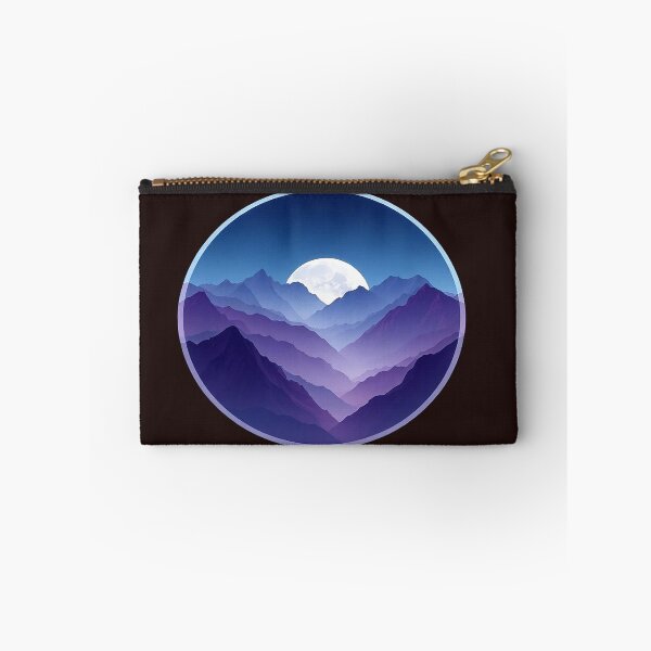 Item preview, Moonlit Indigo Mountains designed and sold by Endless7Art.