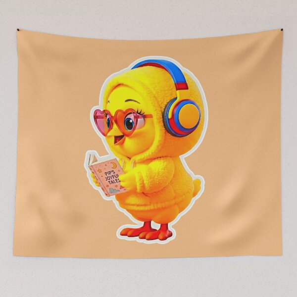 Item preview, Cute Chick Vibes – Adorable Baby Chick Stickers & Kawaii Art designed and sold by Cyber-ART-Studio.