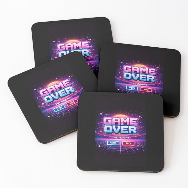 Item preview, Retro Game Over Screen designed and sold by Pixolon.
