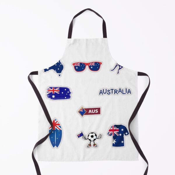Item preview, Australia Flag Cute Sticker Pack designed and sold by KAWAII STUDIO NB.